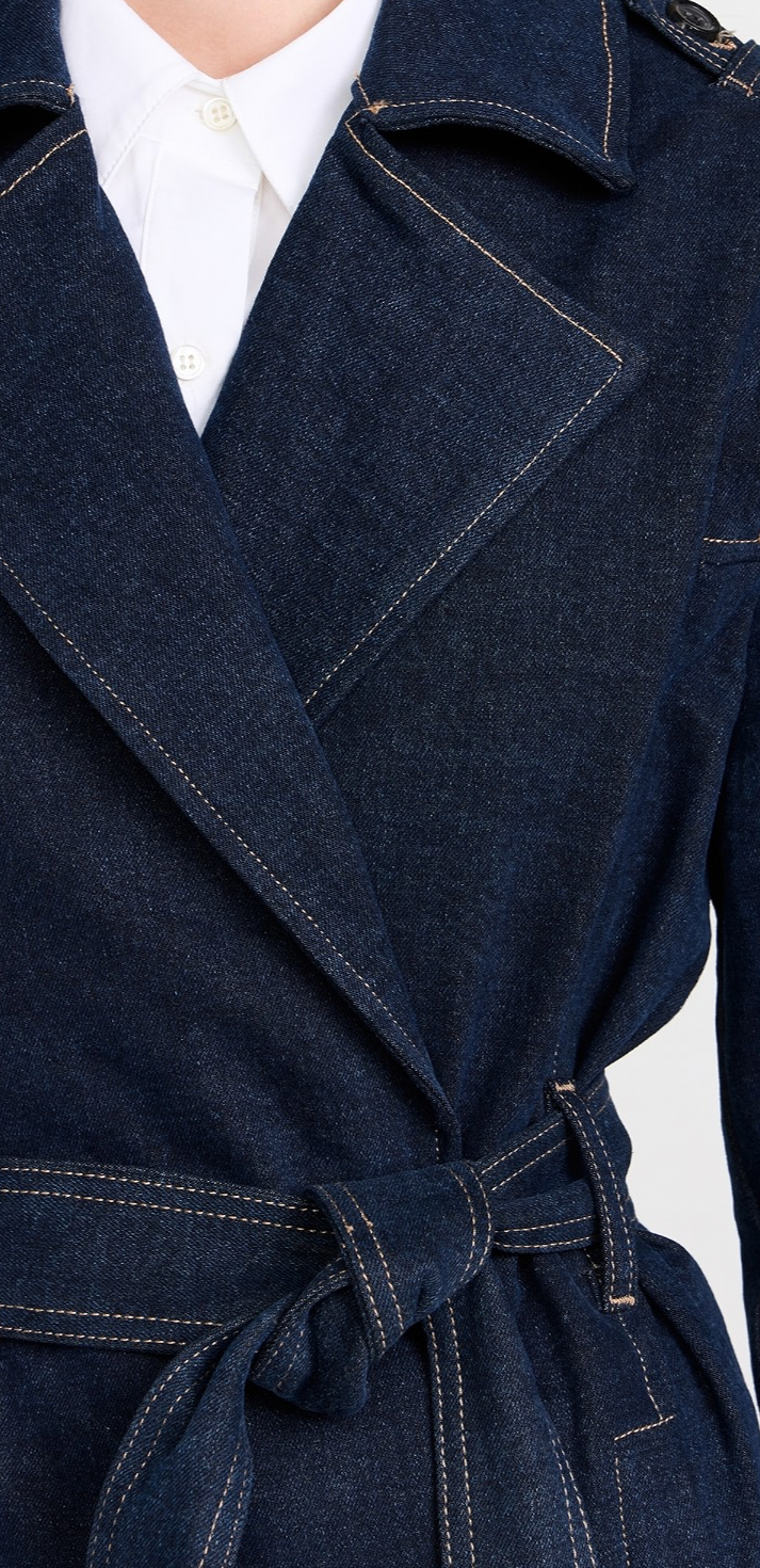 NEW* DL161 Denim Trench Coat - Size S