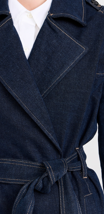 NEW* DL161 Denim Trench Coat - Size S