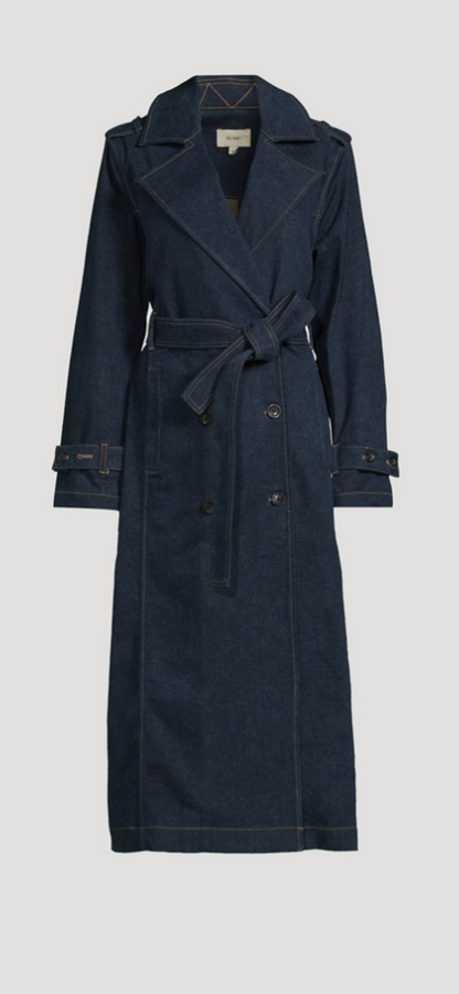 NEW* DL161 Denim Trench Coat - Size S