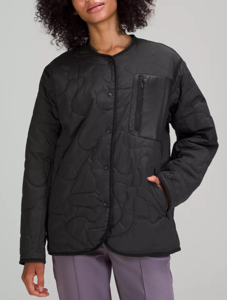 LULULEMON Insulated Quilted Bomber Jacket - Size M