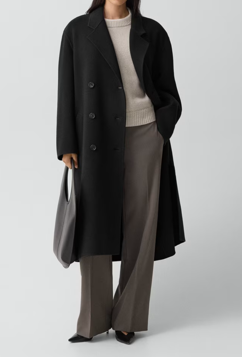 NEW* THEORY Wool/Cashmere Belted Coat - Size M