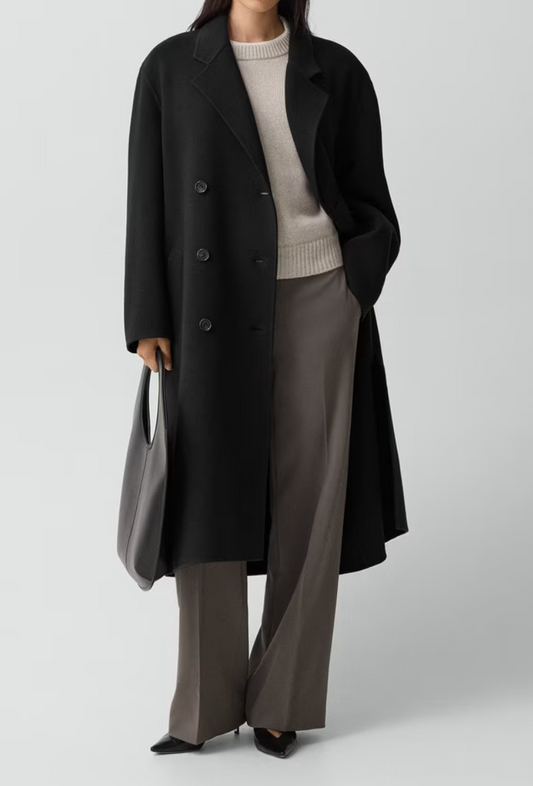 NEW* THEORY Wool/Cashmere Belted Coat - Size M