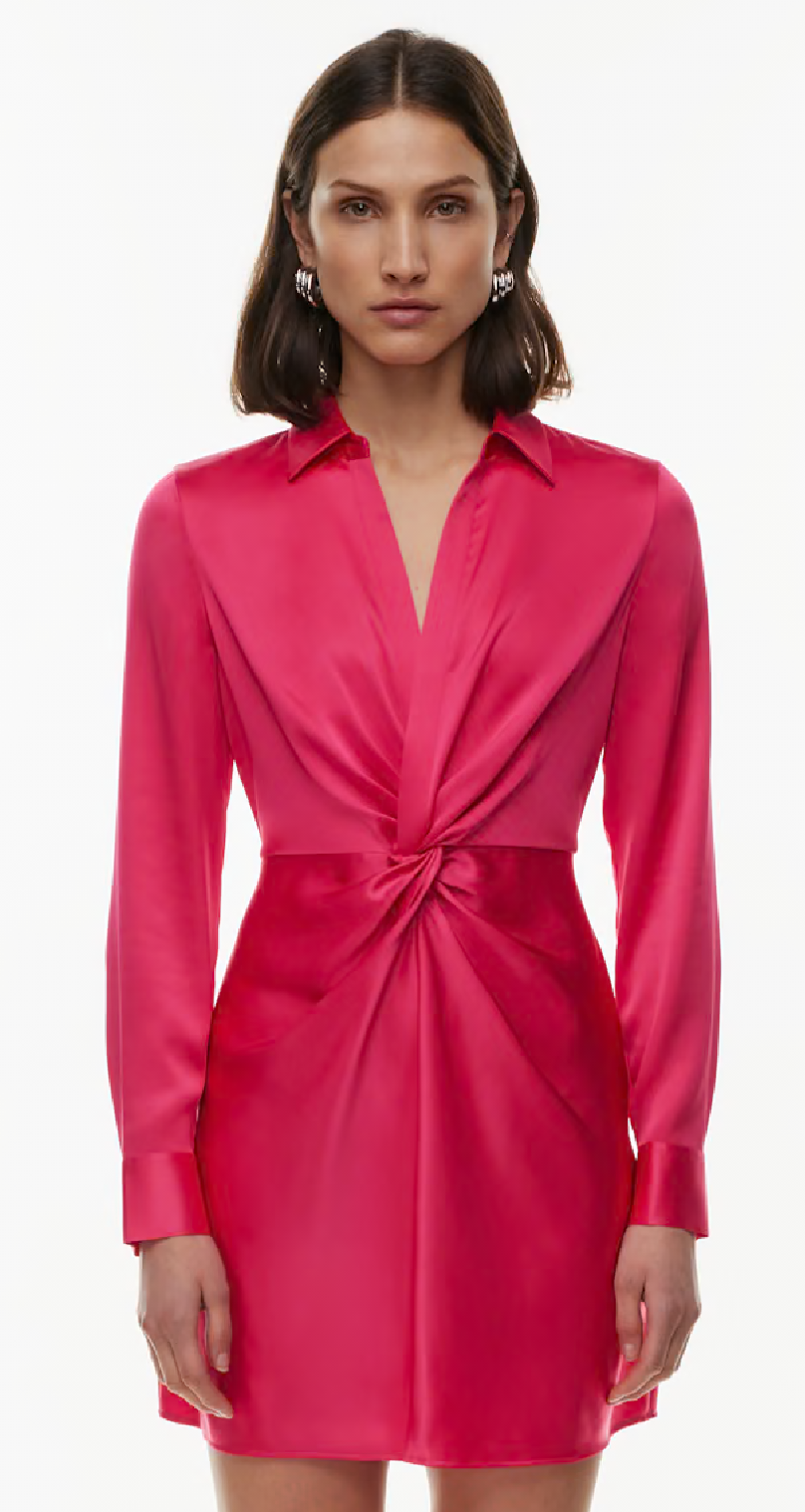 Babaton Collaborate Satin Dress - Size S