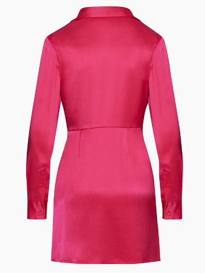 Babaton Collaborate Satin Dress - Size S