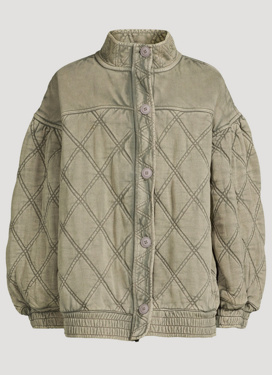 NEW* FREE PEOPLE Juno Quilted Cotton Jacket - Size S