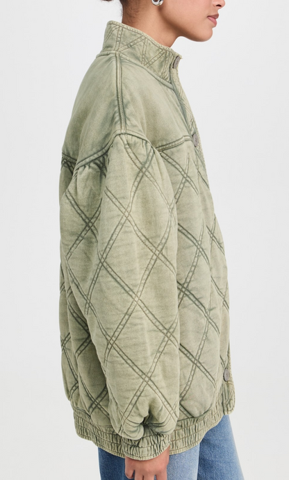 NEW* FREE PEOPLE Juno Quilted Cotton Jacket - Size S