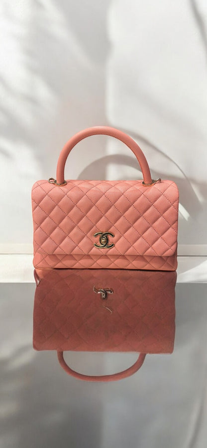 CHANEL Pink Caviar Coco Bag