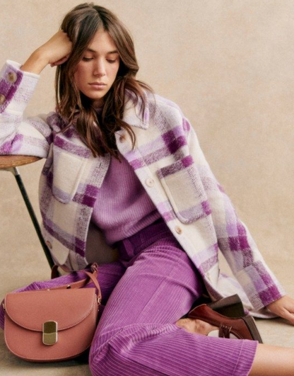 SEZANE Plaid Jacket - Size 34 (US2)