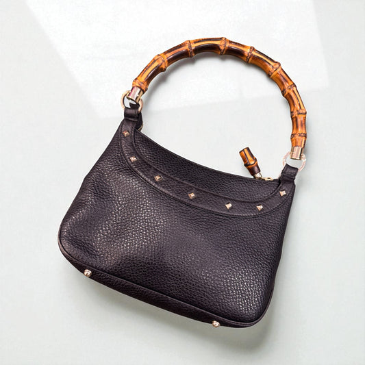 GUCCI Anita Bamboo Shoulder Bag