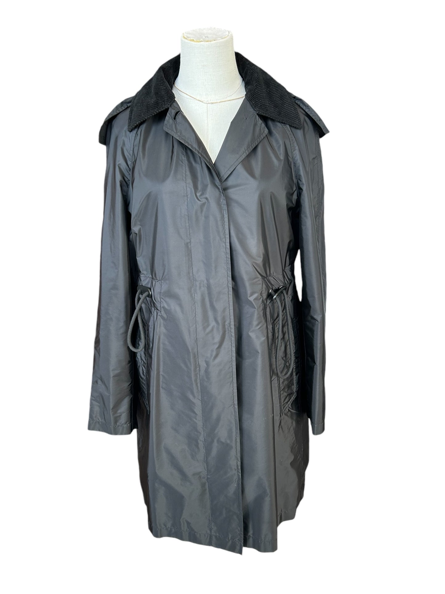 BURBERRY Long Rain Jacket - Size 6