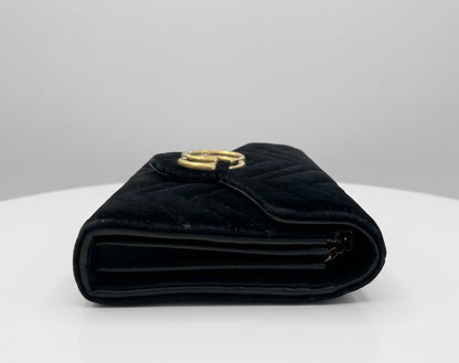 GUCCI GG Marmont Matelassé Wallet On Chain