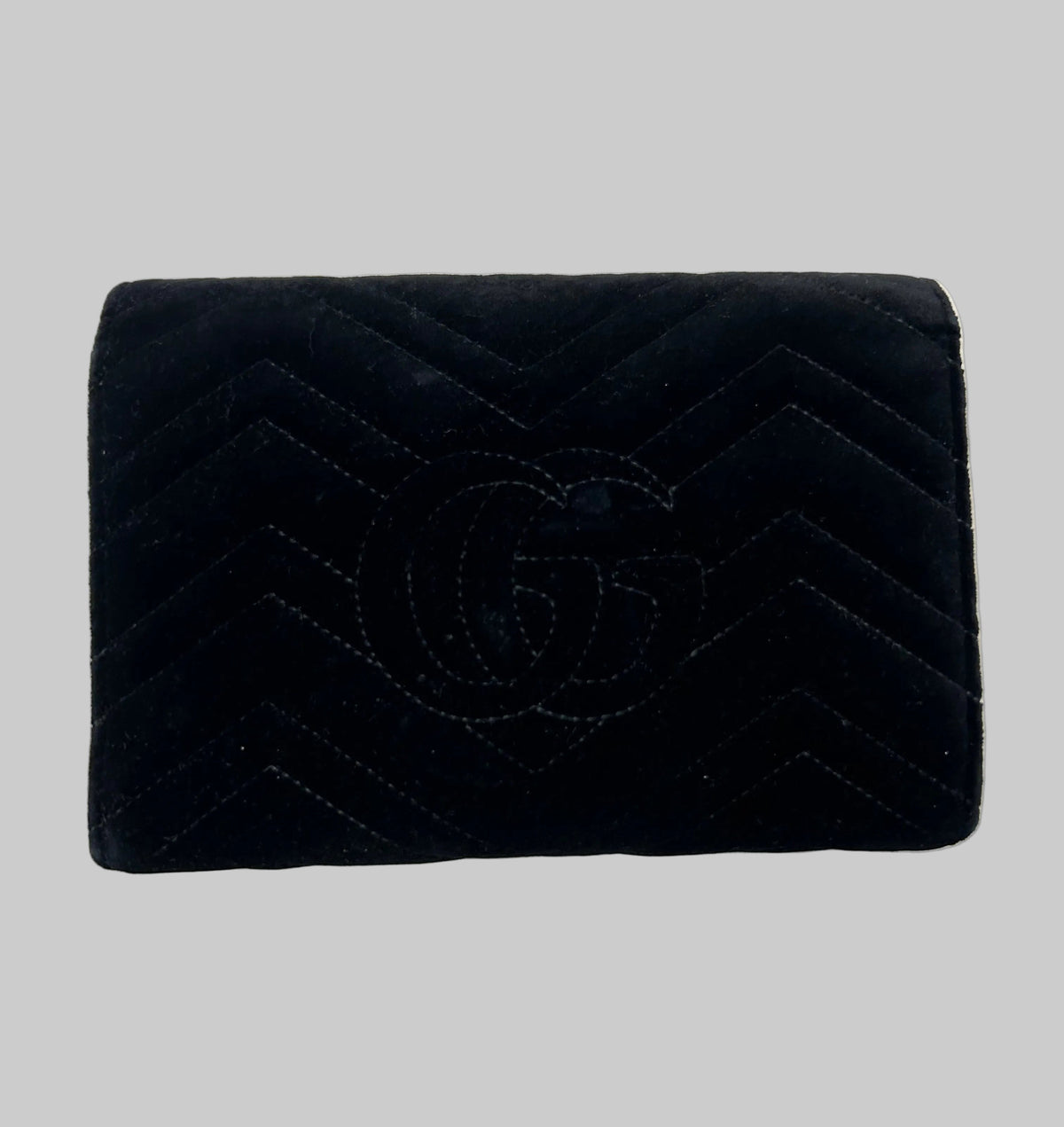 GUCCI GG Marmont Matelassé Wallet On Chain