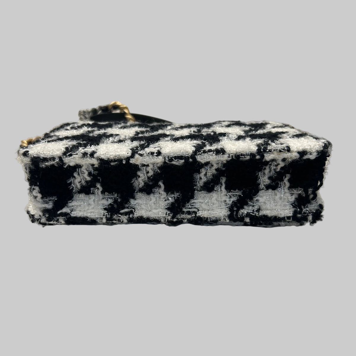 CHANEL 19 Houndstooth Tweed Crossbody Purse