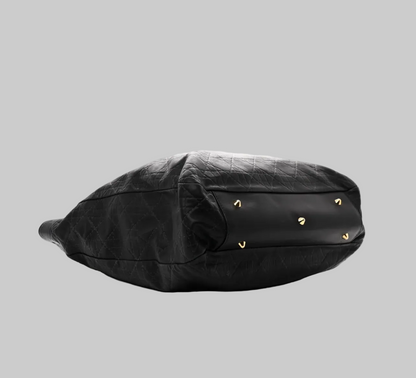 CHRISTIAN DIOR Lambskin Cannage Large Soft Lady Dior Shopping Tote Bag