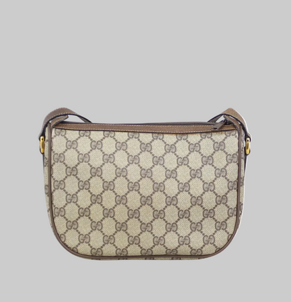 GUCCI GG Web Sherry Line Crossbody Purse