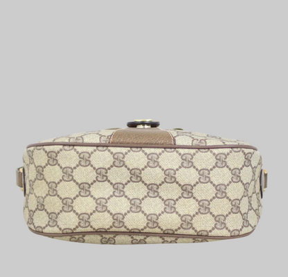GUCCI GG Web Sherry Line Crossbody Purse