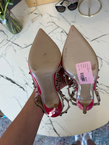 VALENTINO Rockstud Cage Pink Pumps - Size 37