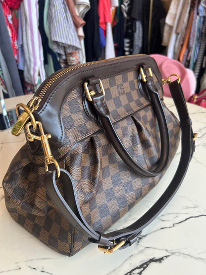 LOUIS VUITTON Trevi PM Top Handle Bag With Strap