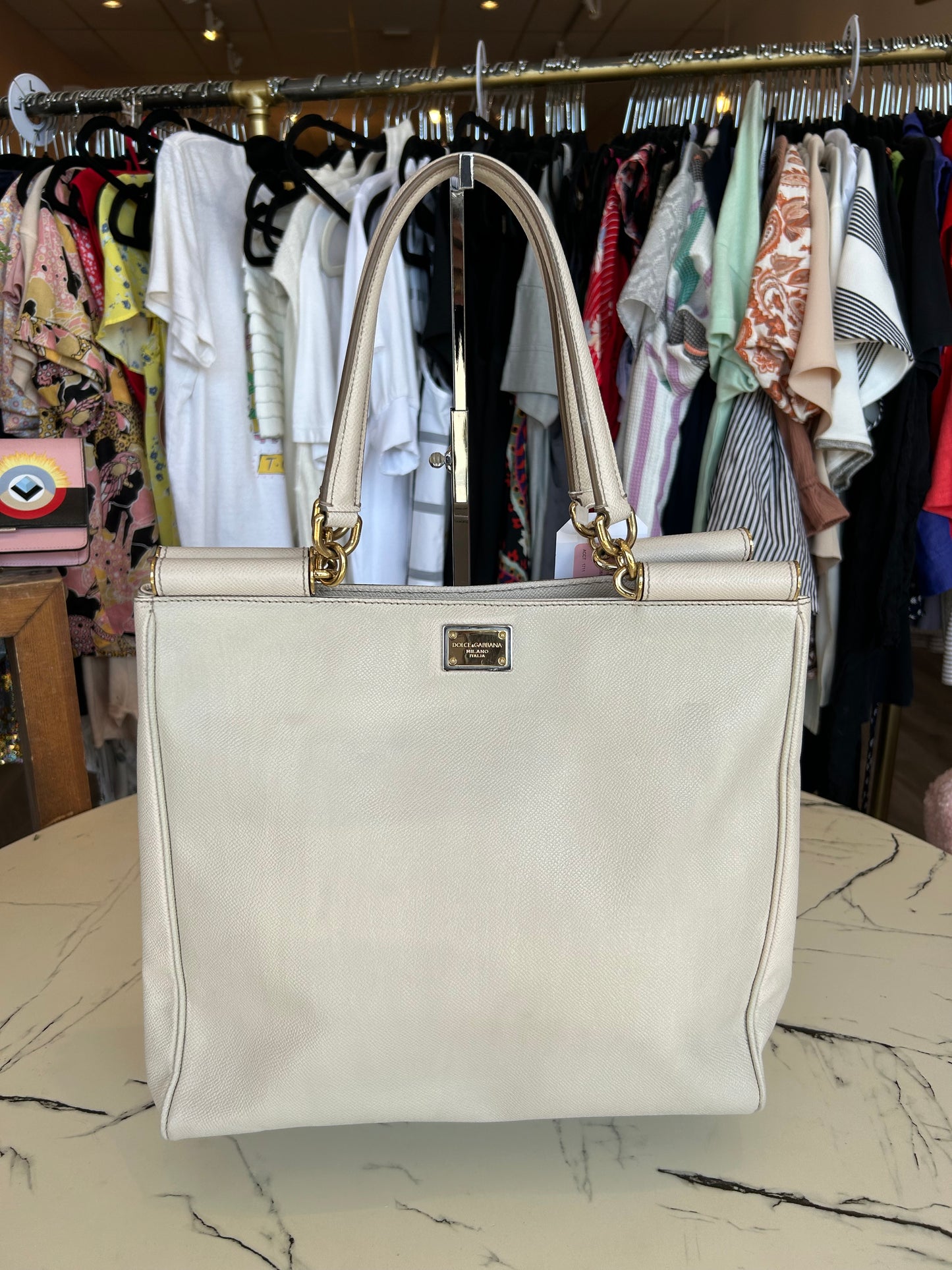 DOLCE & GABBANA White Miss Sicily - no strap