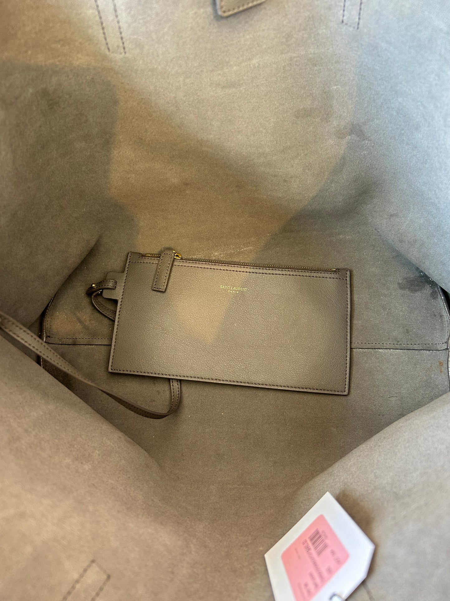 SAINT LAURENT Grey Tote