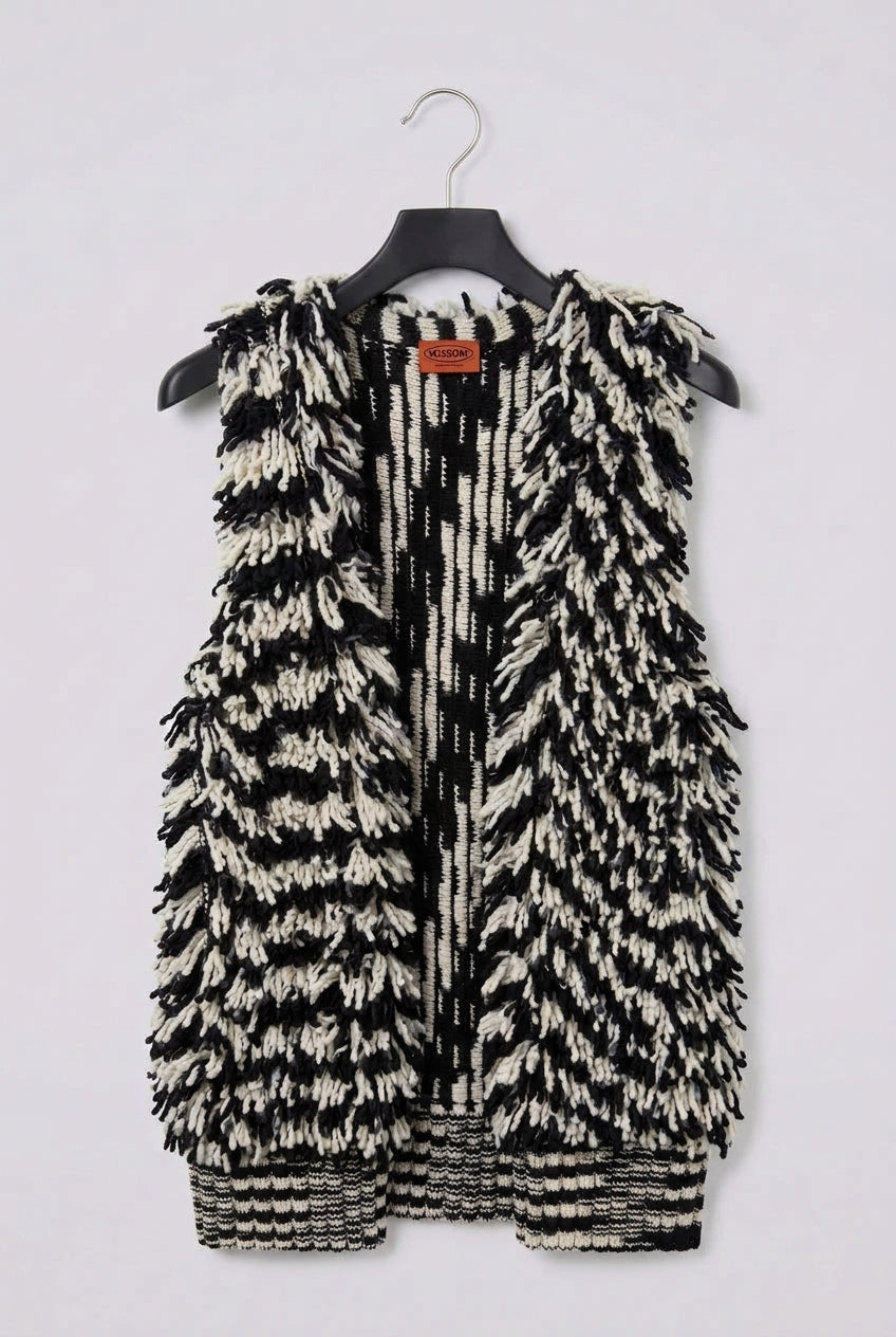 MISSONI Yarn Fringe Vest - Size L