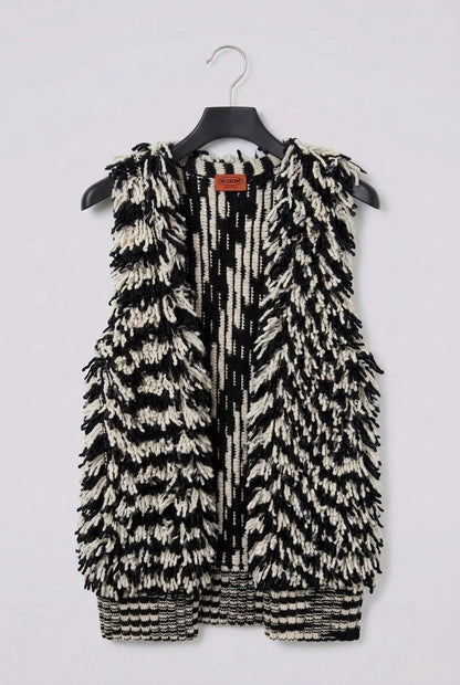 MISSONI Yarn Fringe Vest - Size L