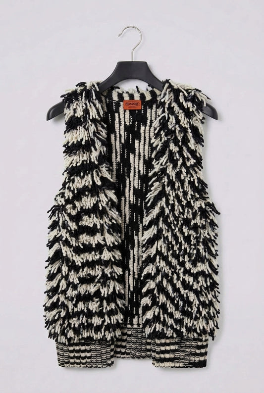 MISSONI Yarn Fringe Vest - Size L