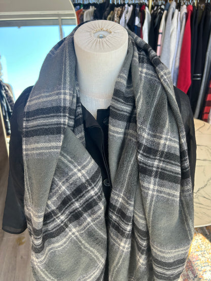 Private 0204 Slow Cashmere Plaid Scarf