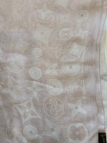 LOUIS VUITTON Monogram Silk Scarf