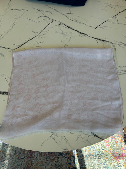 LOUIS VUITTON Monogram Silk Scarf