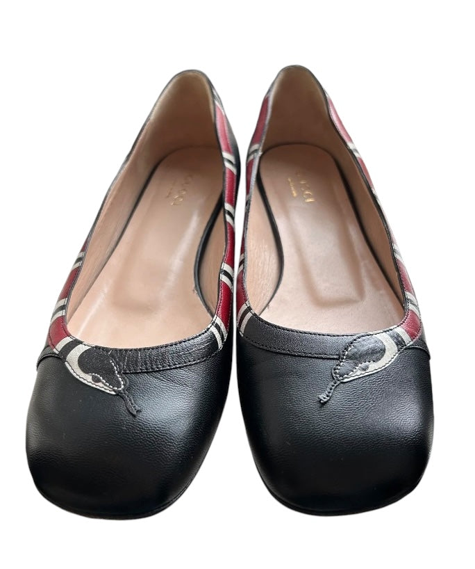 GUCCI King Snake Ballet Flats - Size 37