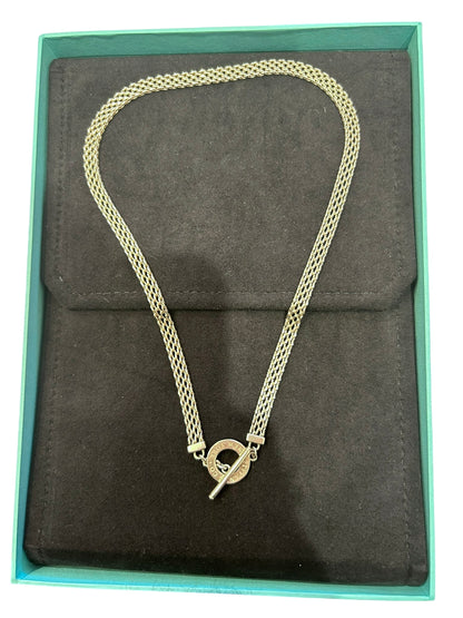 TIFFANY Multi Chain Sterling Silver Necklace