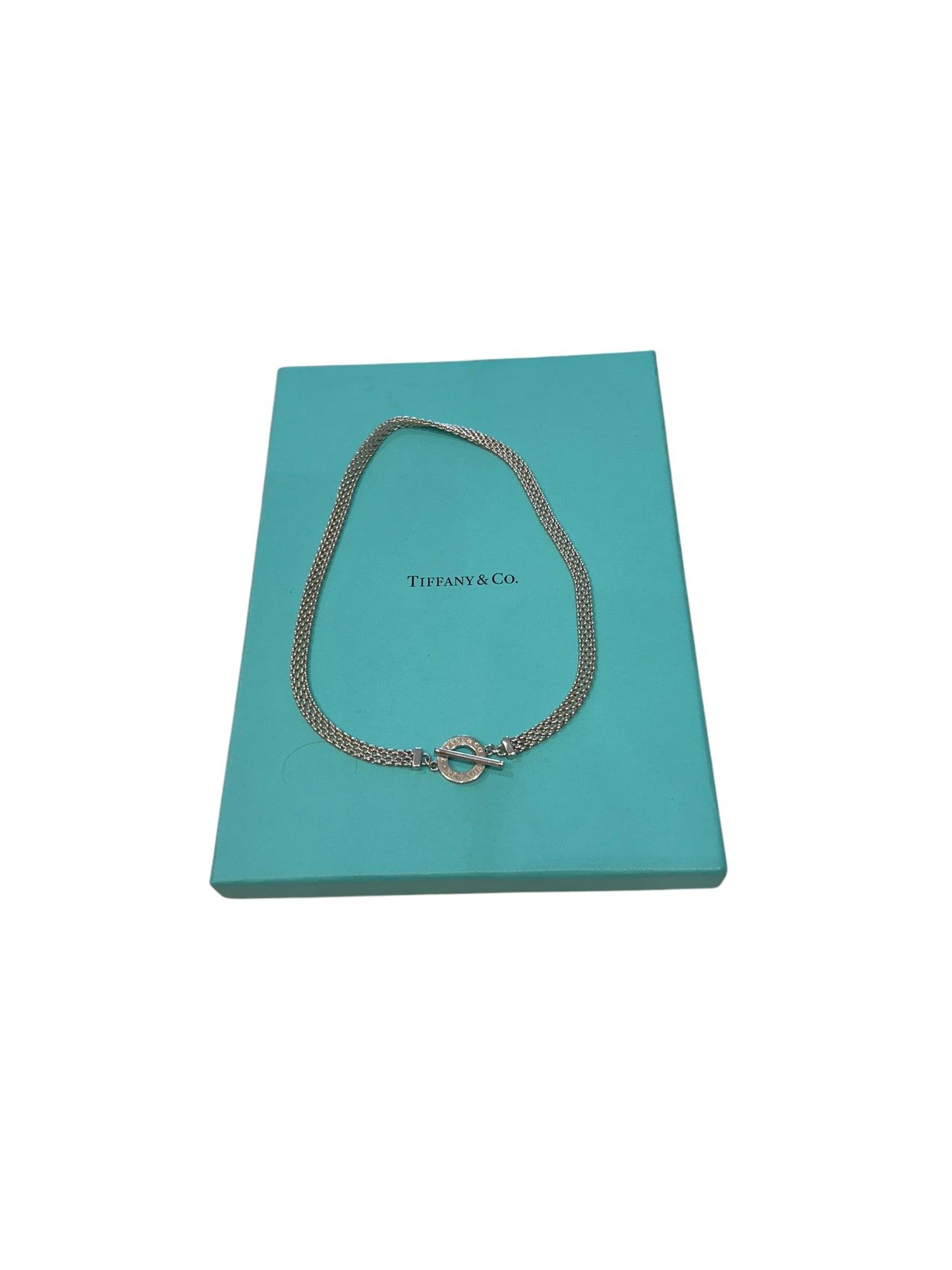 TIFFANY Multi Chain Sterling Silver Necklace