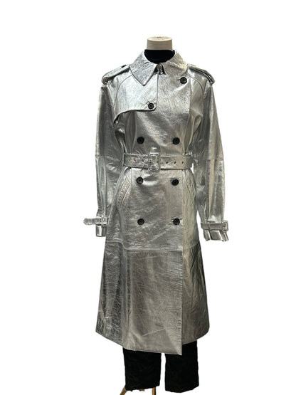 Nili Lotan Pierre Leather Trench - Size xs