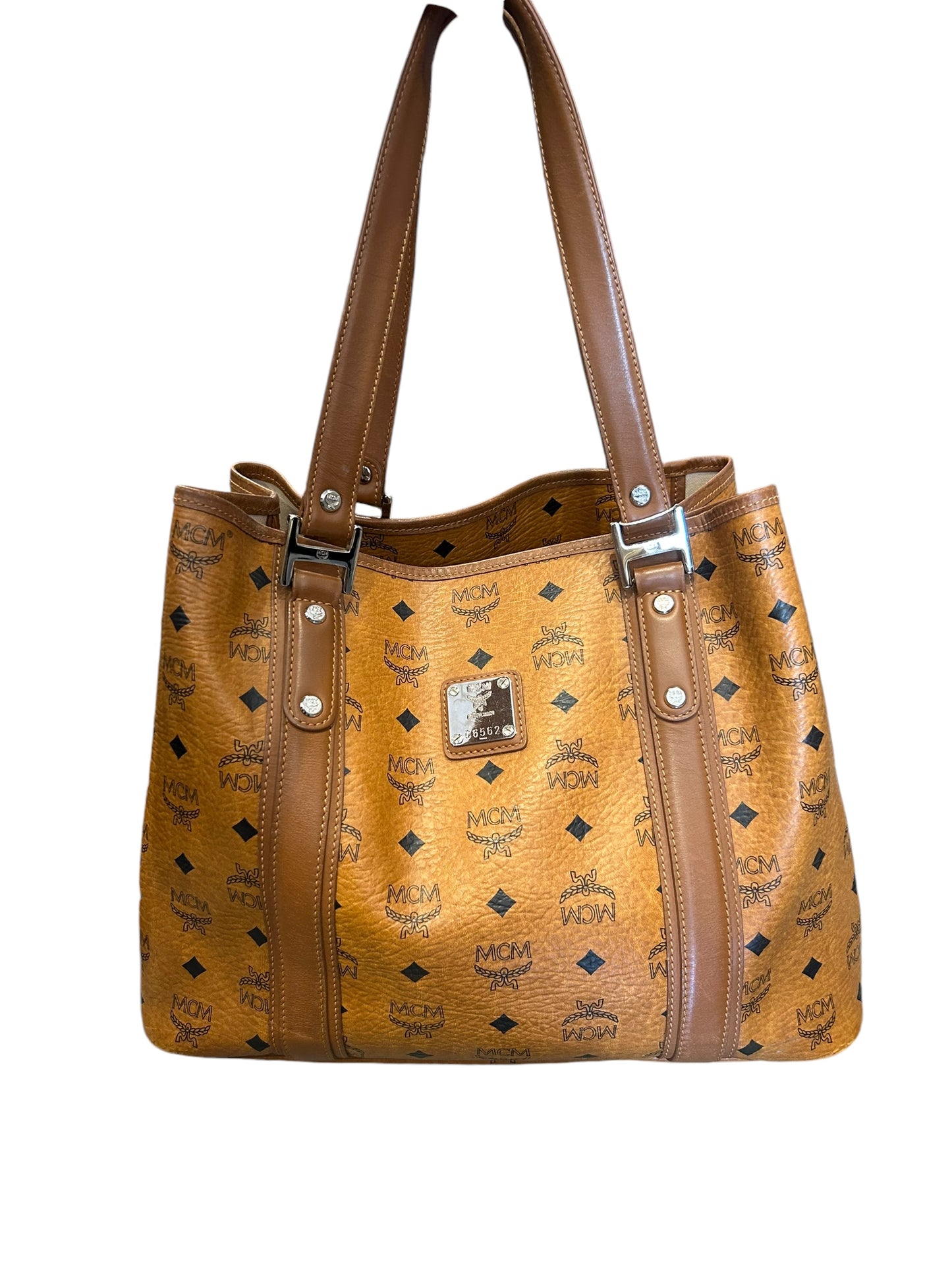 MCM Leather Monogram Bag