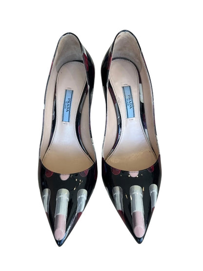 PRADA Patent Lipstick Pumps - Size 36