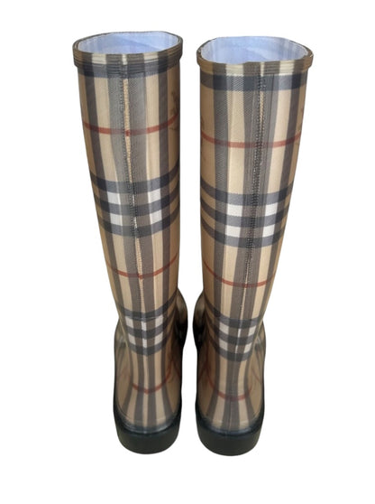 BURBERRY Plaid Rainboot - Size 38