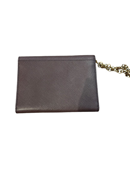 SALVATORE FERRAGAMO PURPLE CLUTCH WALLET