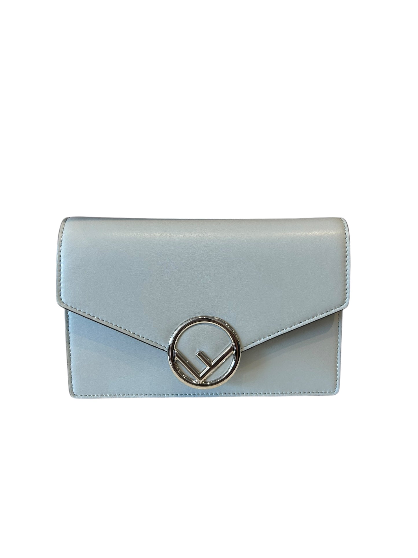 FENDI Vitello Envelope Leather Purse