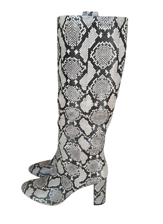 Geox Snake Print Boots - Size 7.5