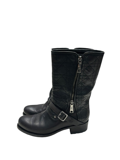 DIOR Guetre Biker Boots - Size 38.5