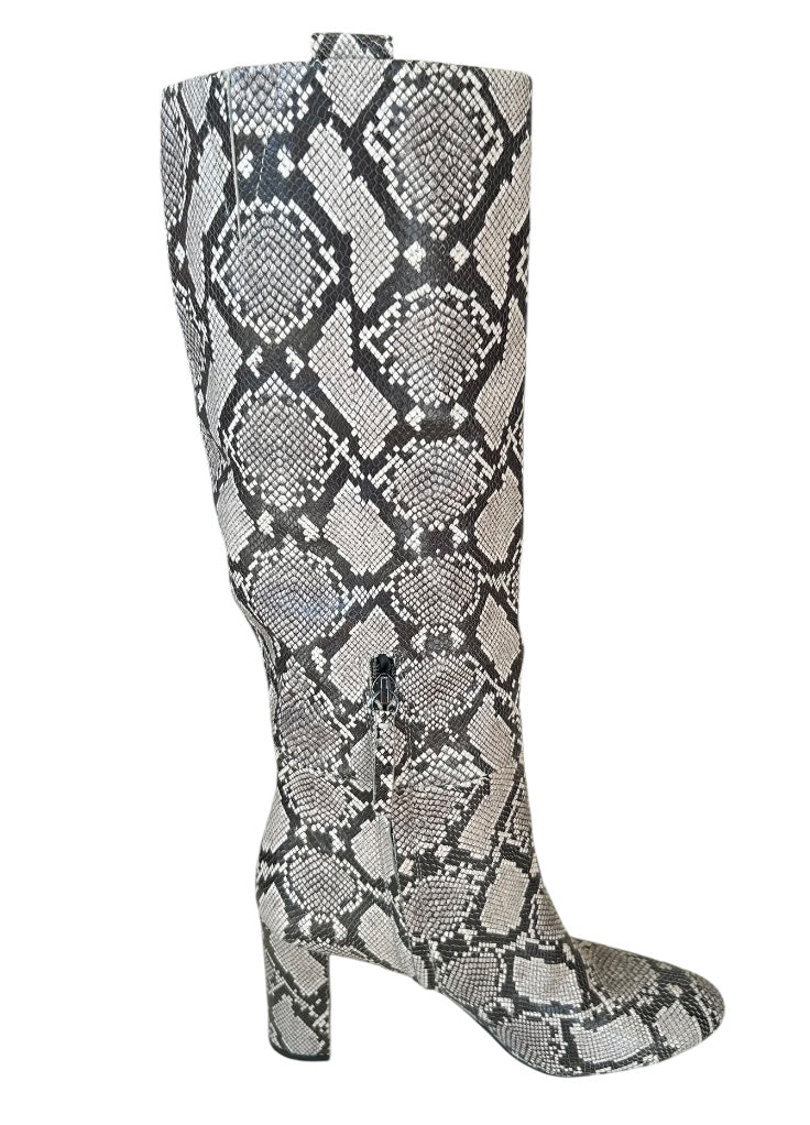 Geox Snake Print Boots - Size 7.5