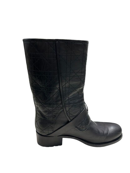 DIOR Guetre Biker Boots - Size 38.5