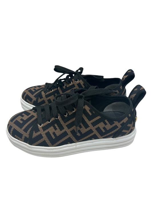 FENDI Monogram Sneakers - Size 38