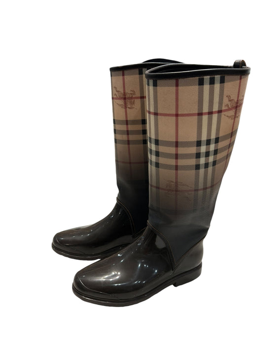 BURBERRY Novacheck Rain Boots - Size 37