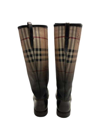 BURBERRY Novacheck Rain Boots - Size 37