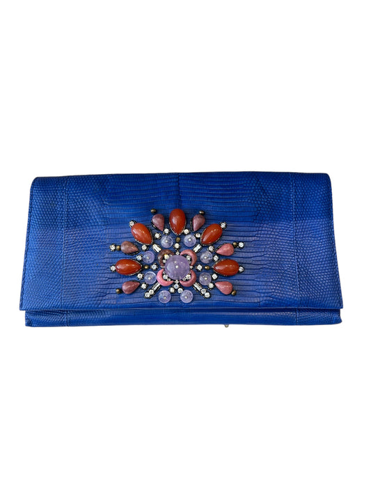 BVLGARI Vintage Clutch With Stone Embellishments