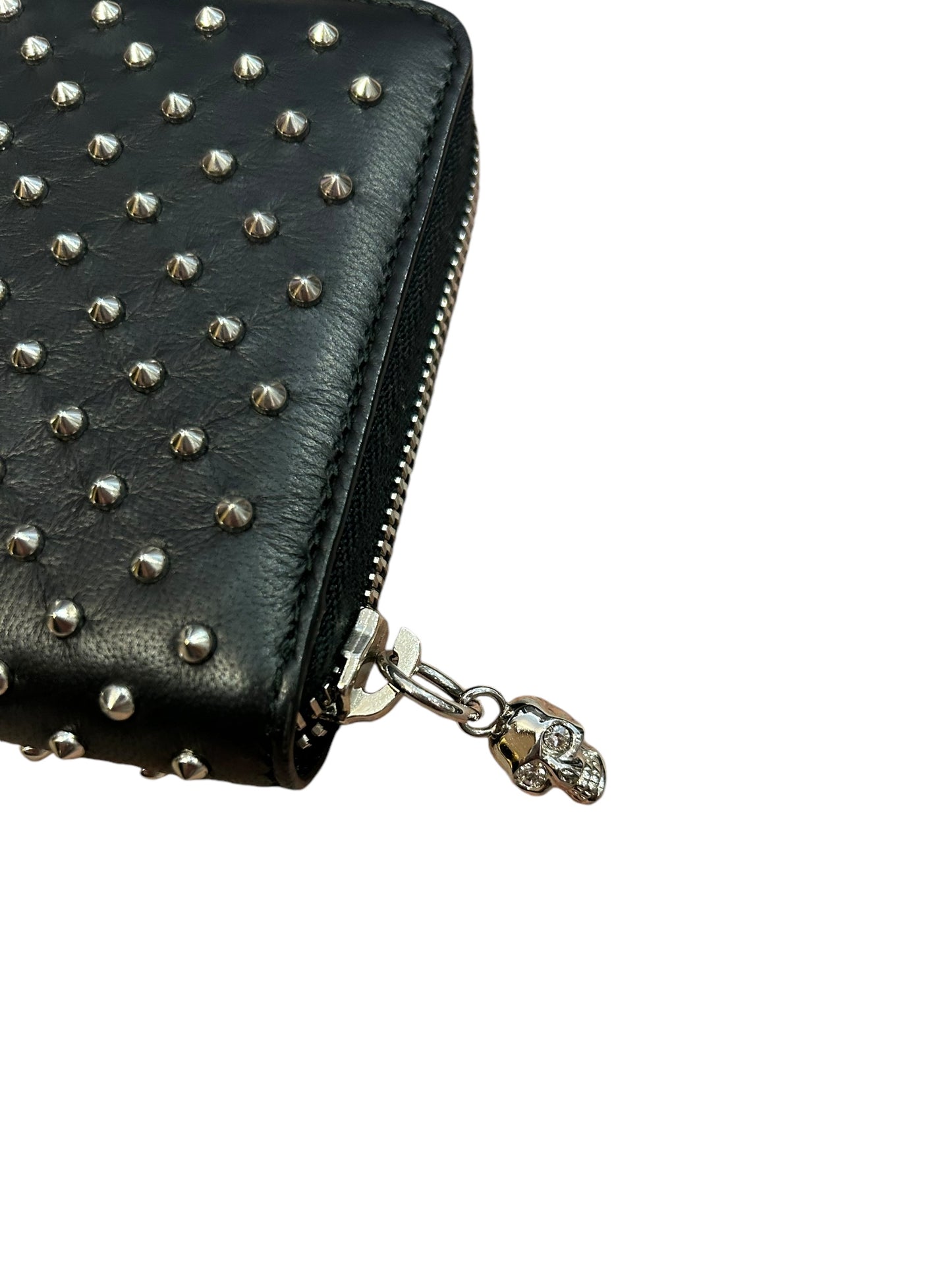 NEW - ALEXANDER MCQUEEN Studded Continental Wallet