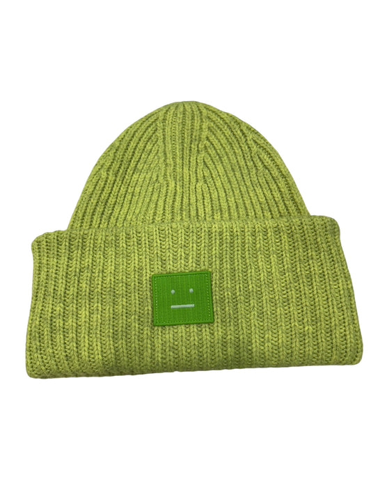 ACNE STUDIOS Green Knit Hat - One Size