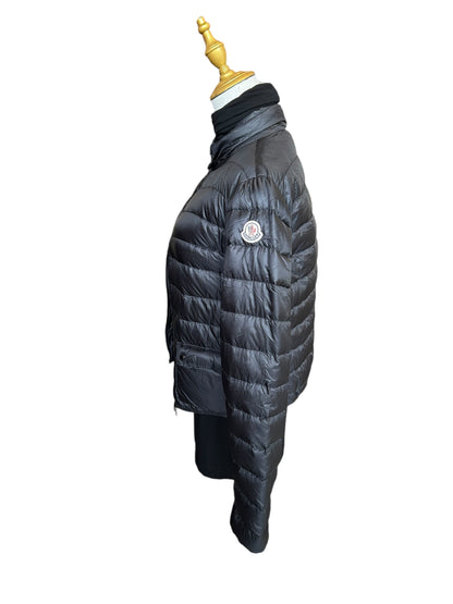 MONCLER Black Down Jacket - Size 2